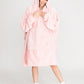 Heavenly Pink Cloudie® Extra Thick Luxe - The Cloudie Co. ultra soft cosy comfy Giant Wearable Blanket hoodie Unisex home or travel blanket hoodie travel blanket sofa blanket with sleeves hoodie blanket